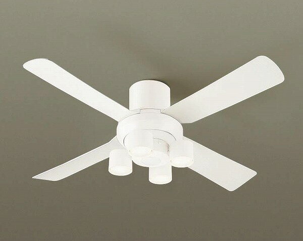 乐天商城 - XS80027 パナソニック シーリングファン(照明器具付) ホワイト おしゃれ 吹き抜け インテリア 拡散 (XS80025 推奨品)