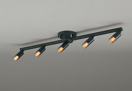 OC257151R オーデリック シャンデリア 5灯 ブラック LED 電球色 調光
