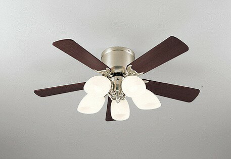 Other - WF547PR オーデリック シーリングファン 5灯 ナチュラル/エボニー LED 電球色＋昼白色 調光 〜6畳