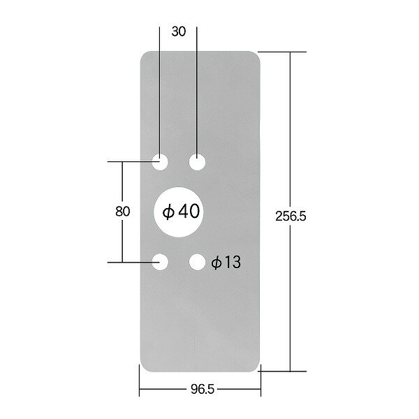 SS-136 FUKI エスカッション（スマートリムロック・ユビタッチ用） 室外用化粧板