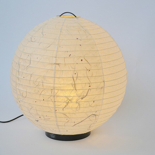 【メーカー直送】 B-539 彩光デザイン 和風フロアスタンド maru(マル) 黒雲龍×麻葉白(1面) 白熱灯