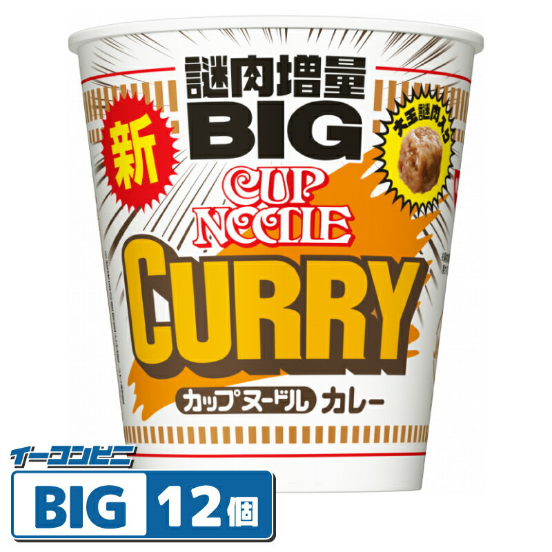 日清 カップヌードル カレー BIG 1ケース （12個） ビッグ カップ麺 ラーメン