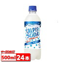 ●訳あり●【送料無料(沖縄 除く)】カルピスソーダ ペット 500ml x 24本 【賞味期限2024年6月9日】