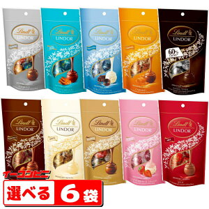 Lindt（リンツ）LINDOR（リンドール）チョコレート　60g(5P)　選べる6袋 【送料無料(沖縄・離島除く)】