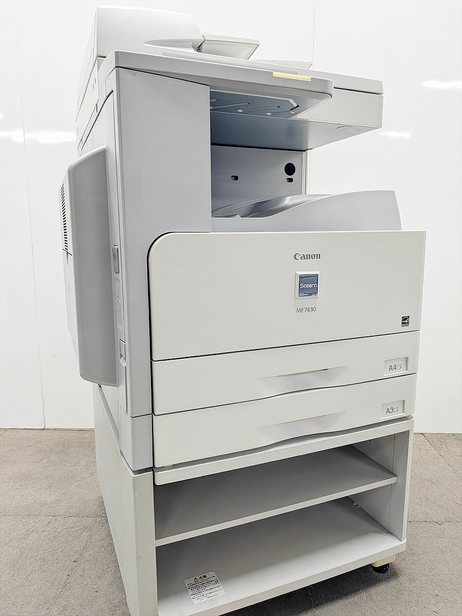 中古A3複合機 Canon/キャノン/Satera MF7430 カウンタ 17677枚 新品リサイクルトナーカートリッジ付【..