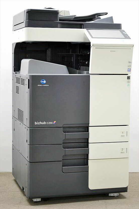 中古A3コピー機/中古A3複合機KONICA MINOLTA/コニカミノルタ bizhub C258コピー/FAX/プリンタ/スキャナ 自動両面機能 カウンタ45134【中古】