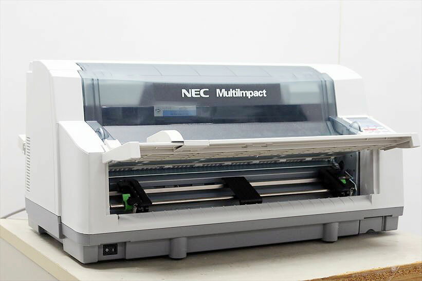 中古ドットプリンター NEC MultiImpact700XEN 新品汎用インクリボン付 【中古】