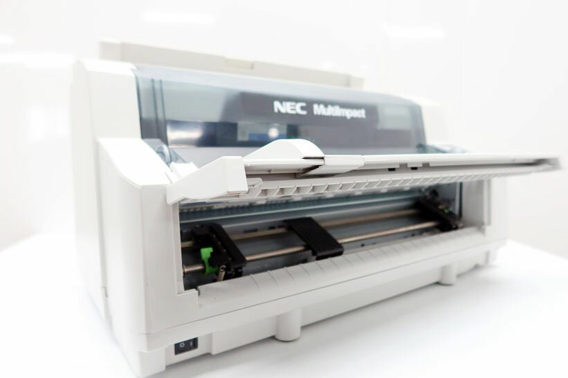 樂天商城 - 中古ドットプリンター NEC MultiImpact700JEN【中古】新品インクリボン付