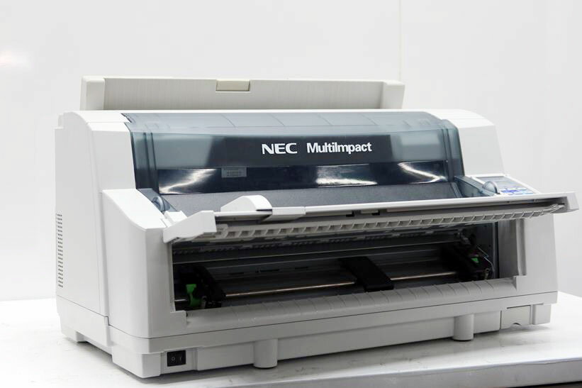 乐天商城 - 中古ドットプリンター NEC MultiImpact700JEN【中古】新品インクリボン付