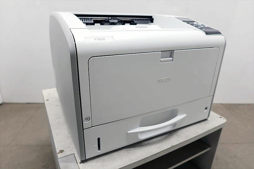 中古A3モノクロレーザープリンター RICOH P 6020 カウンタ 27,477枚【中古】