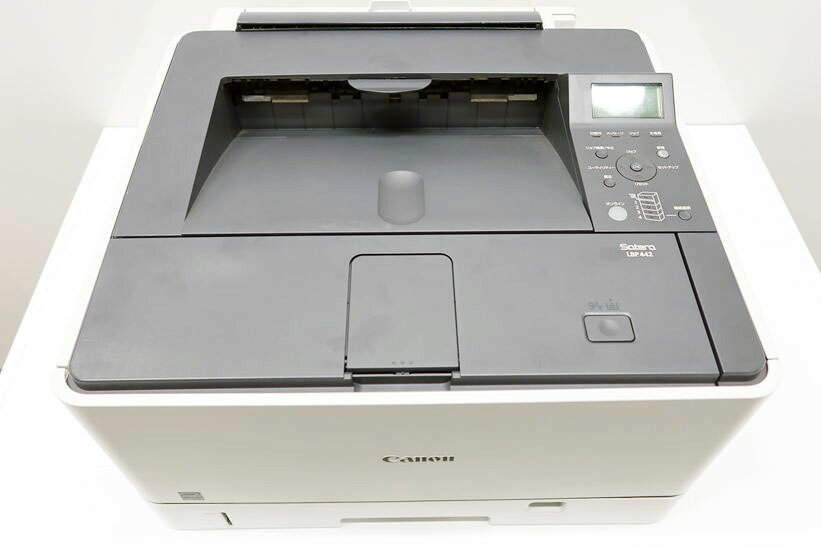 中古コピー・パソコンのイーコピーの中古A3プリンター Canon/キャノン Satera LBP442 カウンタ 87,548枚【中古】新品リサイクルトナーカートリッジ付｜アングル2