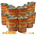 動画あり　【12缶セット】Fiamma フィアマ　ベイクドビーンズ　ベークドビーンズ　トマトソース味（400g）フィアマベスビアーナ 《》【RCP】