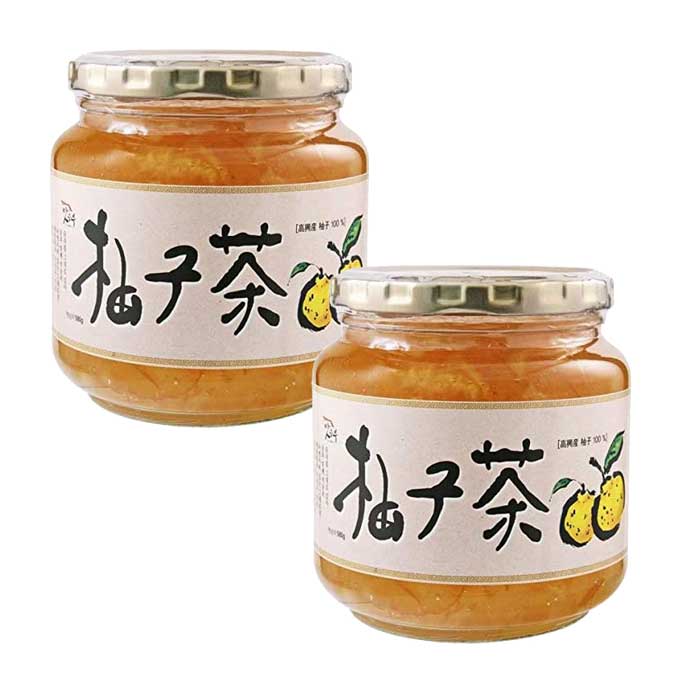 動画あり 2本セット マッスンブ柚子茶 580gx2本 ゆず茶砂糖漬けユズ茶《》