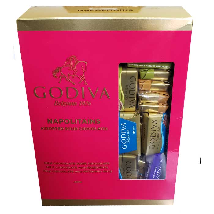 動画あり　GODIVA NAPOLITAINS　ゴディバチョコレート　ナポリタン　大容量　450g【バレンタイン　チョコレート　義理チョコ　会社　職場】