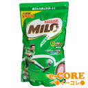 ネスレ　ミロ　MILO　大容量　1000g入り おいしい召し上がり方 ミロ大さじすりきり2杯（約15g）に冷たい牛乳、または温めた牛乳150mlを注ぎます 名称：麦芽飲料 主な原材料名：混合大麦麦芽エキス、砂糖、ココアパウダー、脱脂粉乳、植物油脂、乳清カルシウム／リン酸カルシウム、炭酸カルシウム、ビタミンC、pH調整剤、ピロリン酸鉄、レシチン（大豆由来）、他 内容量：1000g 原産国名：シンガポール