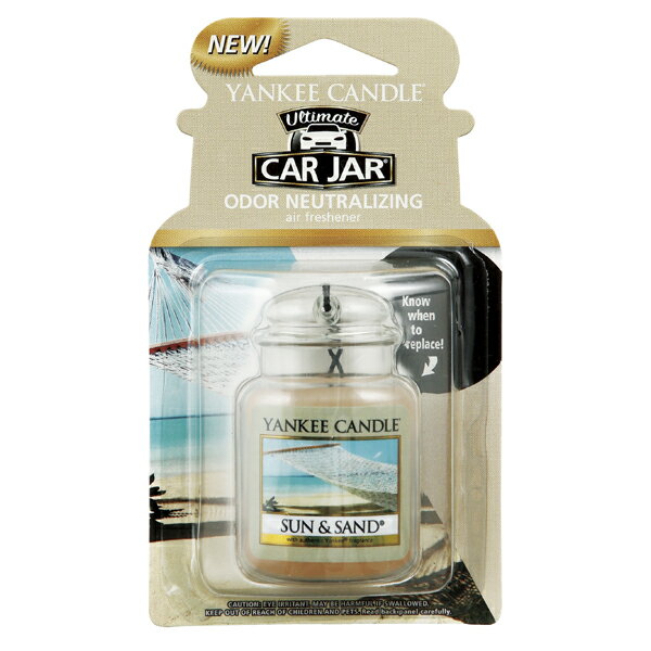 YANKEE CANDLE カージャー YK323-05-35 サン＆サンド☆【送料無料！ カージャー Car Jar ジャーキャンドル ペーパーサシェ】 《》