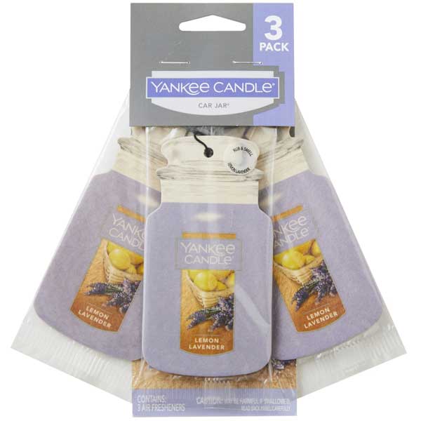 YANKEE CANDLE カージャー YK318-05-30 YCカージャーボーナスパック レモンラベンダー☆【送料無料！ カージャー Car Jar ジャーキャンドル ペーパーサシェ】 《》