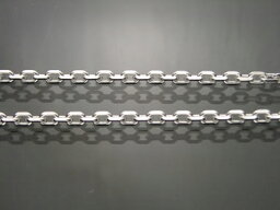 シルバーチェーン SilverChain 4.0mm4面カットあづきチェーン 45cm