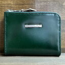 ビルウォールレザー Bill Wall Leather クリームスモールジップウォレット コードバン CREAM Small Zip Wallet　Cordovan