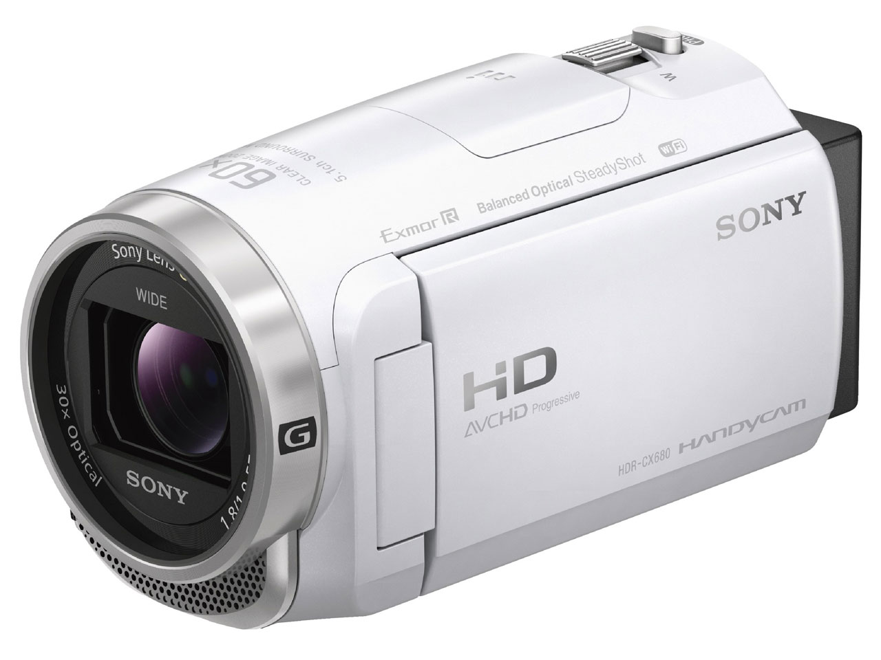 ★ソニー / SONY HDR-CX680 (W) ホワイト 【ビデオカメラ】【送料無料】