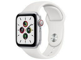 ★アップル / APPLE Apple Watch SE GPS+Cellularモデル 40mm MYEF2J/A [ホワイトスポーツバンド]【送料無料】