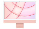 ★アップル / APPLE iMac 24インチ Retina 4.5Kディスプレイモデル MJVA3J/A [ピンク] 【Mac デスクトップ】【送料無料】