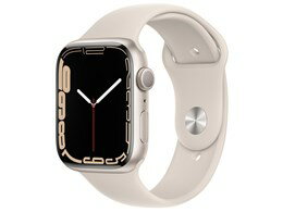 ★アップル / APPLE Apple Watch Series 7 GPSモデル 45mm MKN63J/A [スターライトスポーツバンド]【送料無料】