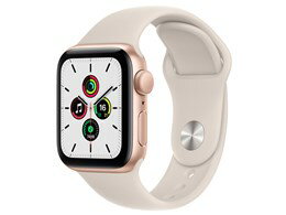 ★アップル / APPLE Apple Watch SE GPSモデル 40mm MKQ03J/A [スターライトスポーツバンド]【送料無料】