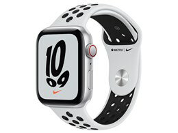 ★アップル / APPLE Apple Watch Nike SE GPS+Cellularモデル 44mm MKT63J/A [ピュアプラチナム/ブラックNikeスポーツバンド]【送料無料】
