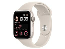 ★アップル / APPLE Apple Watch SE 第2世代 GPSモデル 44mm MNJX3J/A [スターライトスポーツバンド]【送料無料】