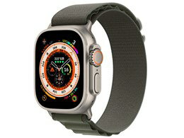 ★アップル / APPLE Apple Watch Ultra GPS+Cellularモデル 49mm MNHJ3J/A [グリーンアルパインループ S]【送料無料】