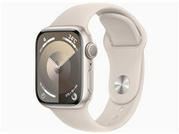 ★アップル / APPLE Apple Watch Series 9 GPSモデル 41mm MR8U3J/A [スターライトスポーツバンド M/L]【送料無料】