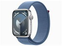 ★アップル / APPLE Apple Watch Series 9 GPSモデル 45mm MR9F3J/A [シルバー/ウインターブルースポーツループ]【送料無料】