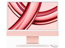 ★アップル / APPLE iMac 24インチ Retina 4.5Kディスプレイモデル MQRT3J/A [ピンク] 【Mac デスクトップ】【送料無料】