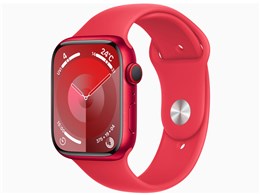 ★アップル / APPLE Apple Watch Series 9 GPS+Cellularモデル 45mm MRYG3J/A [(PRODUCT)REDスポーツバンド M/L]【送料無料】