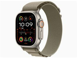★アップル / APPLE Apple Watch Ultra 2 GPS+Cellularモデル 49mm MREX3J/A [オリーブアルパインループ S]【送料無料】