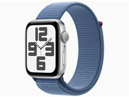 ★アップル / APPLE Apple Watch SE 第2世代 GPSモデル 44mm MREF3J/A [シルバー/ウインターブルースポーツループ]【送料無料】