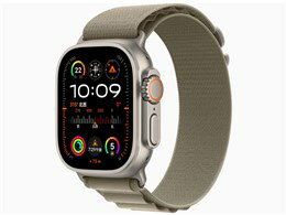 ★アップル / APPLE Apple Watch Ultra 2 GPS+Cellularモデル 49mm MRF03J/A [オリーブアルパインループ L]【送料無料】