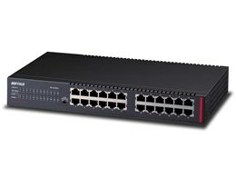 ★バッファロー BS-GU2024 ギガビット24ポートスイッチングハブ 金属筐体/50℃対応/ループ防止/法人3年保証【ネットワークハブ】【送料無料】