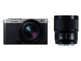 ★Panasonic / パナソニック LUMIX DC-S9W-S ダブルレンズキット [ダークシルバー]【デジタル一眼カメラ】【送料無料】