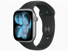 ★アップル / APPLE Apple Watch Series 11 GPSモデル 46mm MEV44J/A [スペースグレイ・ブラックスポーツバンド M/L]【スマートウォッチ・ウェアラブル端末】【送料無料】