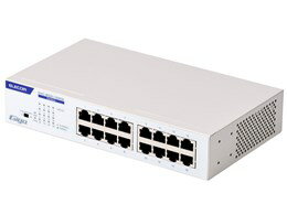 ★エレコム Giga対応16ポートスイッチ(金属筐体 電源内蔵) EHC-BG01-16MW [ホワイト]【スイッチングハブ(ネットワークハブ)】【送料無料】