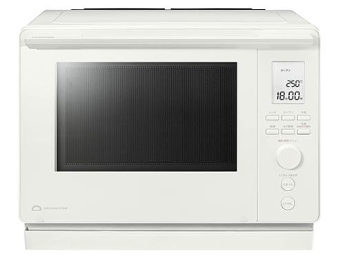 スペック情報 タイプスチームオーブンレンジ 庫内容量30 L 使用人数4 人 庫内構造庫内フラット ドア開閉方向縦開き 最大レンジ出力1000 W ピッタリ設置背面 センサーハイアングル赤外線センサー、温度センサー 電源(周波数)50/60Hz対応(ヘルツフリー) 付属品角皿(鉄板ホーロー)1枚 自動メニュー数97 レシピ数141 脱臭○ 加熱方式上下ヒーター式(1段調理) グリル大火力石窯ドームグリル オーブン最高温度250 ℃ オーブン最低温度100 ℃ トースト○ 発酵(パン機能)○ ノンフライ機能○ スチーム角皿式 待機時消費電力ゼロ○ サイズ幅493x高さ378x奥行399(ハンドル含む449)mm 質量18 kg 庫内寸法幅400x高さ230x奥行328mm カラーミルキーホワイト ※上記スペック情報は正確であることをお約束するものではございません。正確な商品情報につきましては、メーカーの公式サイトをご参照いただくか、直接メーカーへお問い合わせください。※空白部分は未調査の項目です。※掲載情報に誤りを発見した場合は、当ショップまでご連絡ください。ご配送のスケジュールこちらの商品は、 最短出荷商品 です 延長保証のご案内 5年延長保証（自然故障） 3,321円 5年延長保証（自然故障＋物損） 5,007円 延長保証は有償のオプションサービスです。 ご加入をご検討のお客様は必ずこちらのページをご確認ください。 ※商品価格が変動して延長保証料が変わる可能性がございますのでご注意ください。