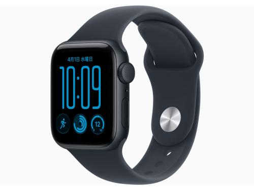 ★アップル / APPLE Apple Watch SE 3 GPSモデル 40mm MJKY4J/A [ネイビーブルースポーツバンド S/M]【スマートウォッチ・ウェアラブル端末】【送料無料】