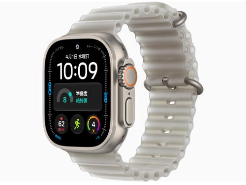 ★アップル / APPLE Apple Watch Ultra 4 GPS+Cellularモデル 49mm MJAY4X/A [ブラック・トランスルーセントブラックオーシャンバンド]【スマートウォッチ・ウェアラブル端末】【送料無料】