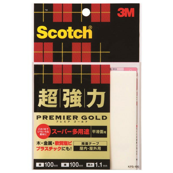 ܂Ƃߔ 10 Scotch  ʃe[v v~AS[h X[p[pr ʗp KPS-100 3M c100mm 100mm 1.1mm M1