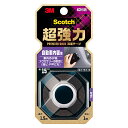 両面テープ スコッチ 超強力両面テープ プレミアゴールド 自動車内装用 幅15mm×長さ1.5m×厚み1.1mm KCR-15R 3M 両面テープ 超強力 車 ...