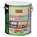 塗料 水性強着色ウッドステイン 3L ライトオーク アサヒペン 水性塗料 ペンキ 水性 水性ペンキ 防腐剤 木材 ウッドデッキ 塗料 防カビ 防虫 撥水 防藻