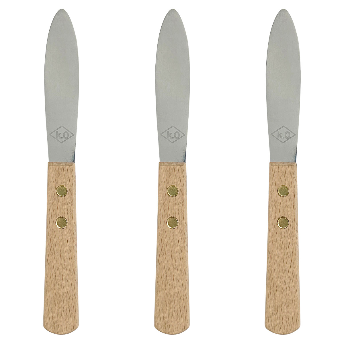 コーキング 仕上げヘラ 神指 本体 S KO-KHS ×3本 ハンディ・クラウン 尾崎亀商店 プロ仕様 下地 サッシ..