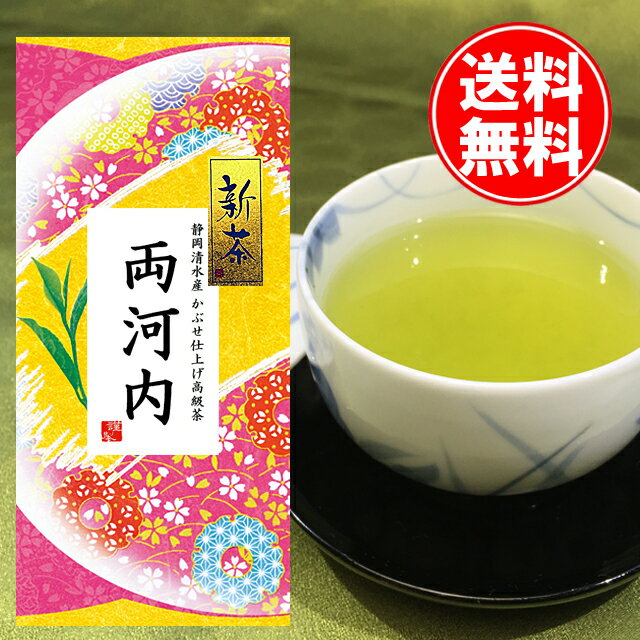 送料無料 2023年度産 お祝い 贈り物に 静岡清水産 浅蒸し茶 特選 両河内50gお試し パック